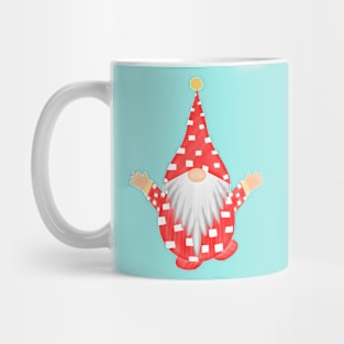 Cute little gnome dancing. Mug